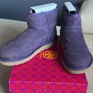 UGG Purple Suede Boots